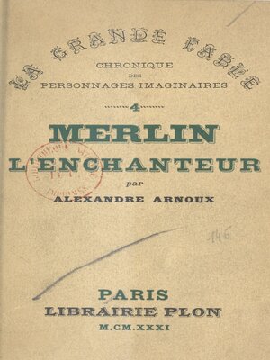 cover image of Merlin l'Enchanteur